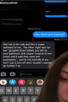 Googled meds on date