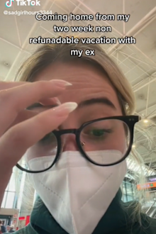 TikTok nonrefundable holiday with ex