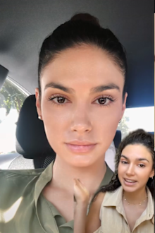 Miranda - 'certified cosmetic nurse injector' critiques her own face after backlash on her video of Natalia Dyer.