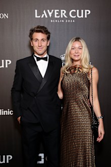 Casper Ruud and Maria Galligani 