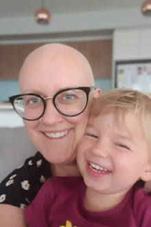 Jessica Fussell had to navigate motherhood whilst battling stage four cancer.
