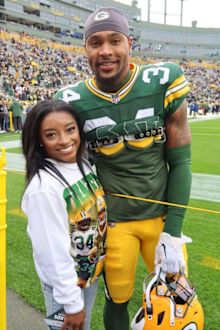 Simone Biles and her husband Jonathan Owens