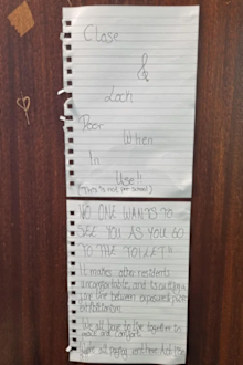 roommate toilet use reddit