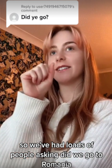 TikToker SopheAlice response video 