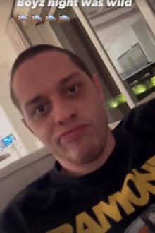 Pete Davidson jokes about 'wild' boys knight with Scott Disick.