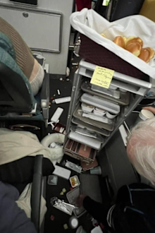 Ten people have been injured after severe turbulence hit a plane flying to Brisbane from Hong Kong on Sunday.