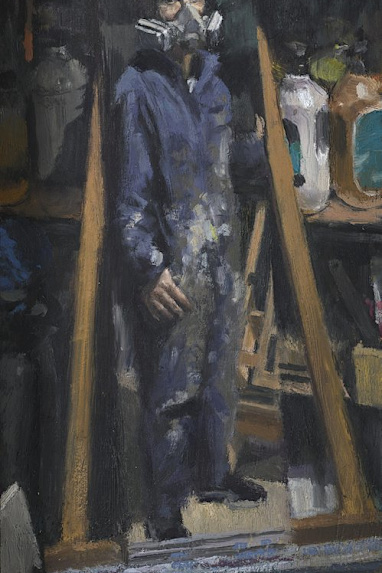 Callum Worsfold - Self-portrait in the studio