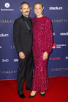 Johan de Jong Skierus and Sarah Sjostrom 