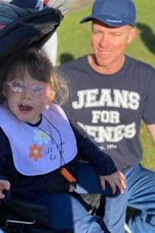 Harper Jeans for Genes Day genetic condition