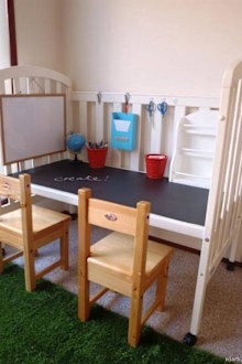 Clever ways to hack your child's cot after they grow out of it 