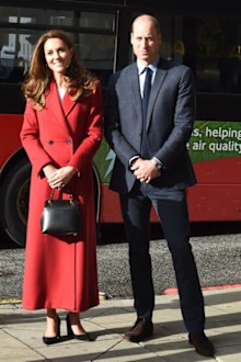 Prince William, Duke of Cambridge and Kate Middleton, Duchess of Cambridge visit the launch of the Hold Still campaign at Waterloo Station on October 20, 2020 in London, England.