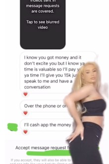 Iggy Azalea, private Instagram messages, DMs, TikTok,video