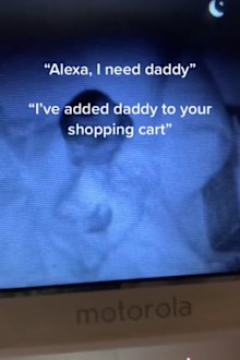 Mum records toddler's sweet exchange with Alexa device