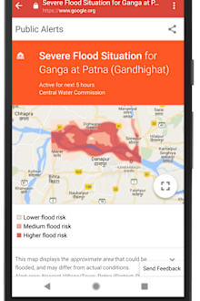 Google Maps users will receive an alert.