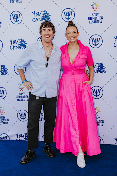 Tim Blackwell and Ricki-Lee Coulter