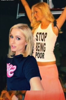Paris Hilton revealed what her iconic shirt really said.