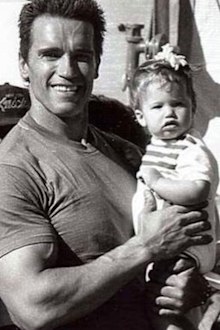 Arnold Schwarzenegger with daughter Katherine.