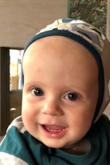 Liam has been doing weekly therapy sessions since he was eight-weeks-old