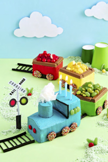 Choo Choo 'train' cake as featured in the Allen's Party Cake Book
