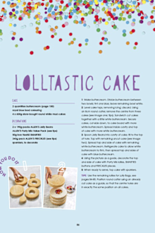 Allen's and AWW Lolltastic Cake recipe from Allen's Party Cake Cookbook