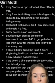 Girl math explained
