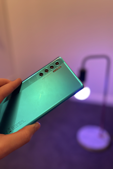 TCL's cameras are flush with the back of the phone.