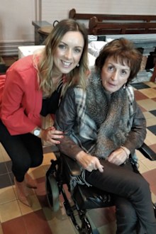 Louise McCann with her late mum Catherine McCann