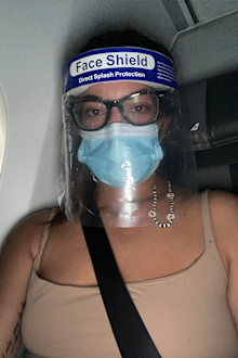 Marisa Fotieo has taken two PCR tests and about five rapid tests before boarding. All had come back negative.