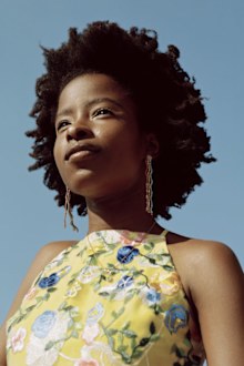 In this image provided by Sun Literary Arts, Amanda Gorman, 22, is poses for a photo on Jan. 14, 2019. 