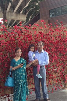 Lipi parents daughter