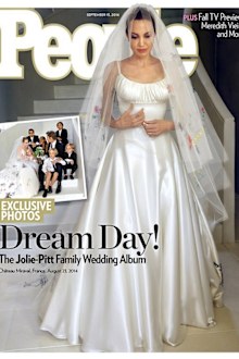 Angelina Jolie, Brad Pitt, wedding, photo