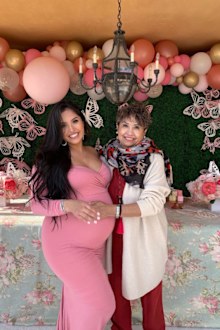 Vanessa Bryant and mother Sofia Laine.