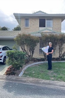 Purchased home after renting bought dog