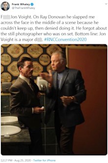Jon Voight, Frank Whaley, Ray Donovan, slapping