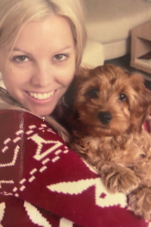 Shauna Anderson with Murphy.