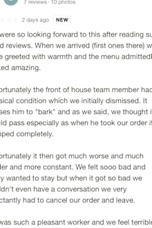 customer review about disabled employee