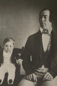 Charles Stratton with his father 1843.