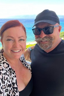 Shelly Horton with her husband, Darren.