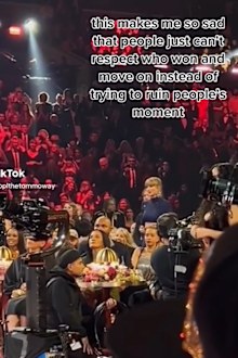 Taylor Swift supports Harry Styles at 2023 Grammy Awards.