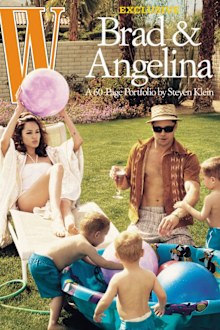 Brad Pitt and Angelina Jolie on W Magazine.