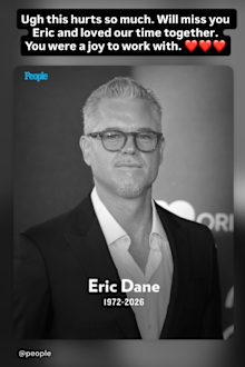 Alexander Ludwig, who played in Bad Boys: Ride or Die tribute to Eric Dane 