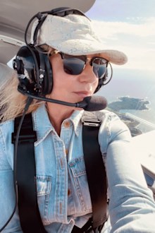 Charlie Puchala is training to be a pilot.
