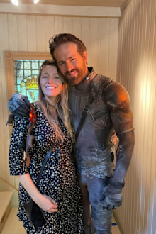 Blake Lively shares photos of her baby bump as she expects her fourth child with husband Ryan Reynolds.