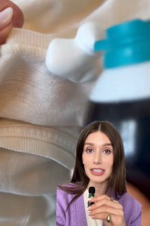 TikToker reveals way to use shaving foam to remove makeup stain