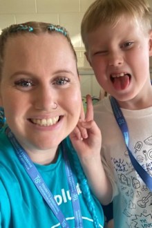 Tourette's Syndrome Sophie and family