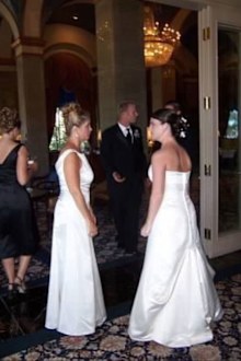 Bride reveals reason her mother-in-law wore a wedding dress to her wedding