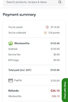 Woolworths savings Everyday Reward