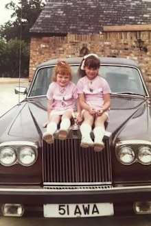 Victoria Beckham and her dad's Rolls-Royce
