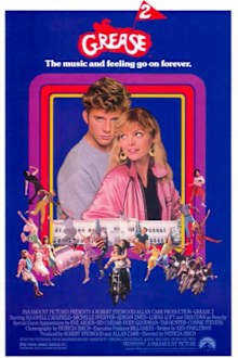 Michelle Pfeiffer and Maxwell Caulfield in Grease 2