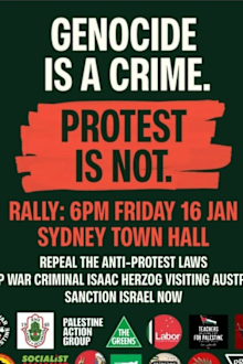 The protest is set to take place this Friday.